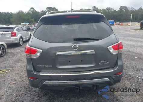 2015 Nissan Pathfinder Platinum from USA, damaged, VIN 5N1AR2MM1FC720767